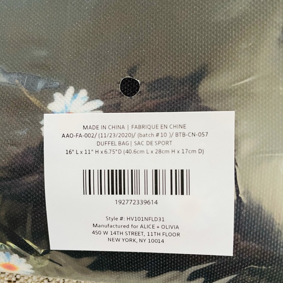 Alice + Olivia duffle daisy bag - Picture 6 of 6